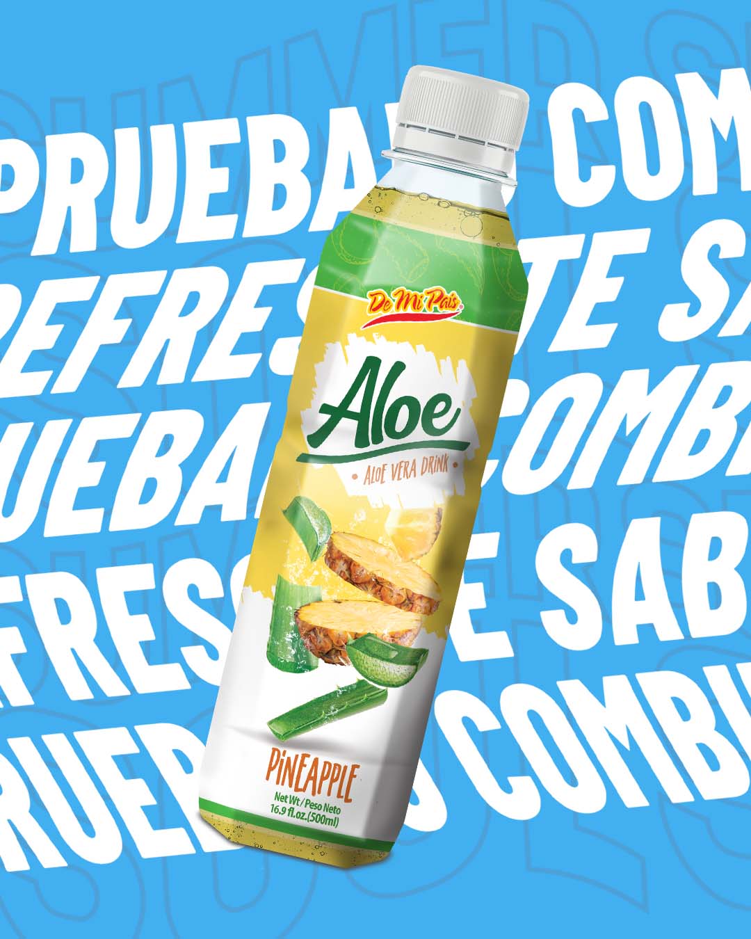 Aloe Vera Drink: Piña/Pineapple 16.9 fl.oz